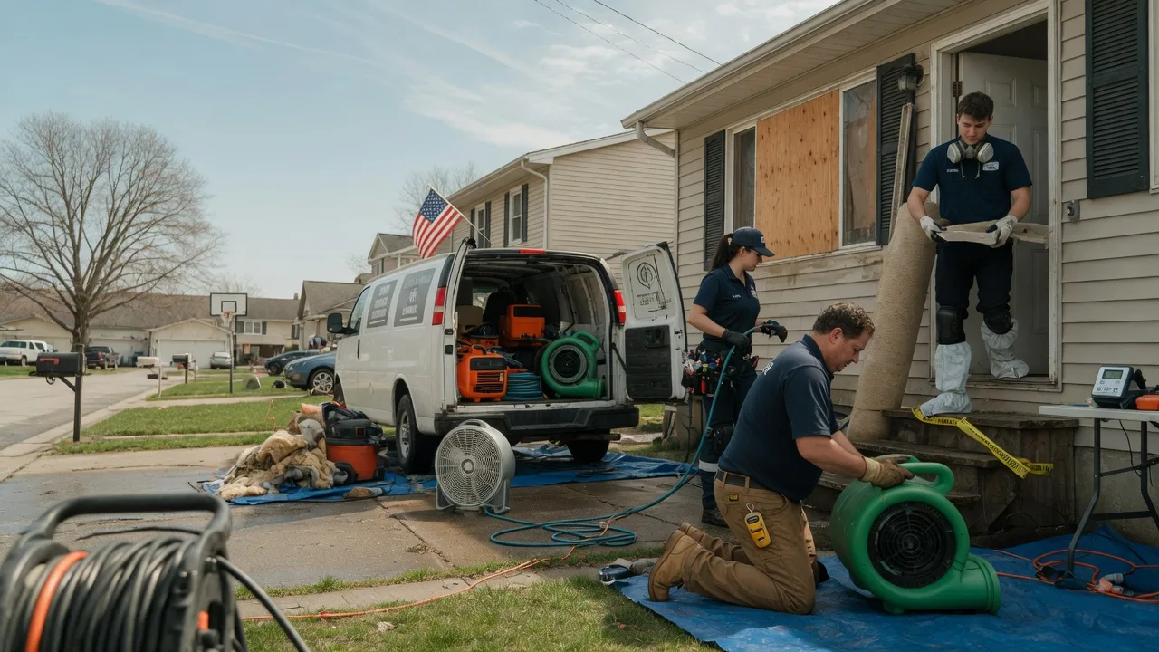 Water Damage Restoration in Bowers, PA near me